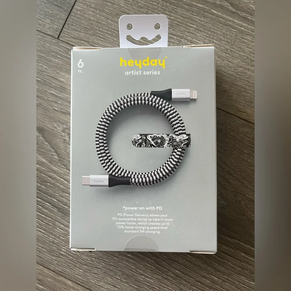NWT Heyday 6 ft fast charging cable